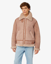Load image into Gallery viewer, Shearling Jacket | Unisex Coats & Jackets Beige | GCDS®