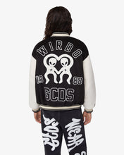 Load image into Gallery viewer, Wirdo Varsity Bomber | Unisex Coats & Jackets Black | GCDS®