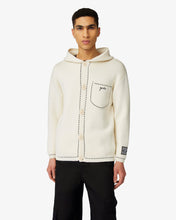 Load image into Gallery viewer, Hoodie Knit Jacket | Men Coats & Jackets Off White | GCDS®