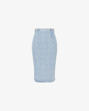 Load image into Gallery viewer, Gcds Monogram Denim Pencil Skirt
