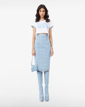 Load image into Gallery viewer, Gcds Monogram Denim Pencil Skirt

