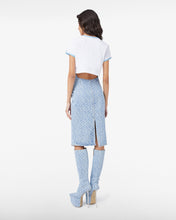 Load image into Gallery viewer, Gcds Monogram Denim Pencil Skirt
