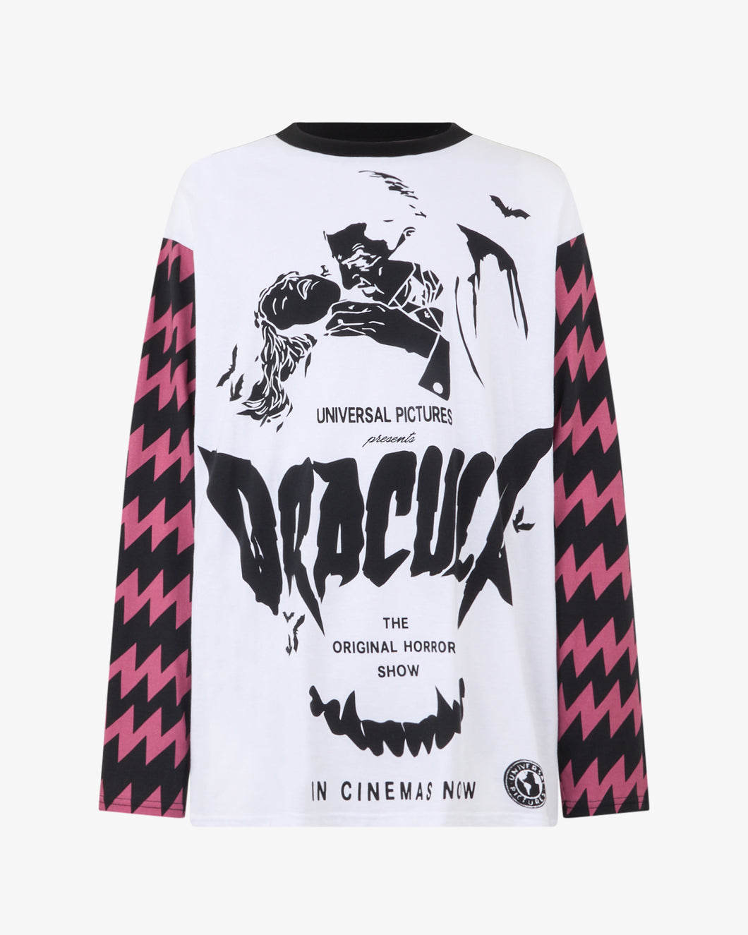 Dracula Printed Long Sleeves T-Shirt