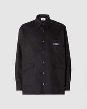 Load image into Gallery viewer, Workwear overshirt: Men Shirts Black | GCDS
