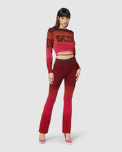Load image into Gallery viewer, Lurex degradé knit trousers: Women Trousers Multicolor | GCDS
