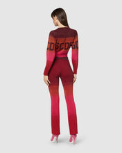 Load image into Gallery viewer, Lurex degradé knit trousers: Women Trousers Multicolor | GCDS
