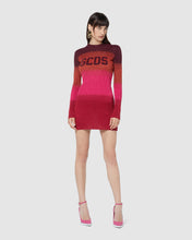 Load image into Gallery viewer, Lurex degradé logo mini dress: Women Dresses Multicolor | GCDS
