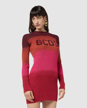 Load image into Gallery viewer, Lurex degradé logo mini dress: Women Dresses Multicolor | GCDS
