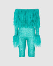 Load image into Gallery viewer, Fluffy knit jumpsuit: Women Dress Light Blue | GCDS
