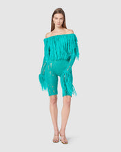Load image into Gallery viewer, Fluffy knit jumpsuit: Women Dress Light Blue | GCDS
