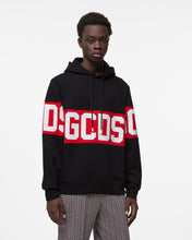 Load image into Gallery viewer, Gcds logo Band Regular Hoodie | Men Hoodie Black | GCDS
