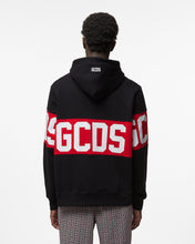 Load image into Gallery viewer, Gcds logo Band Regular Hoodie | Men Hoodie Black | GCDS
