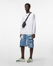 Load image into Gallery viewer, Eco Logo Long Sleeves T-shirt | Men T-shirts White | GCDS
