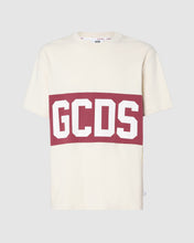 Load image into Gallery viewer, Gcds logo band regular t-shirt: Men T-shirts Bordeaux | GCDS
