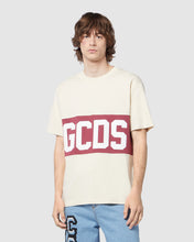 Load image into Gallery viewer, Gcds logo band regular t-shirt: Men T-shirts Bordeaux | GCDS
