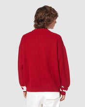 Load image into Gallery viewer, Gcds low band sweater: Men Knitwear Red | GCDS
