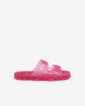 Load image into Gallery viewer, Rubber Gcds Slides | Unisex Shoes Fuchsia | GCDS
