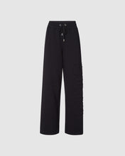 Load image into Gallery viewer, Embroidered Gcds wide sweatbottoms: Women Trousers Black | GCDS

