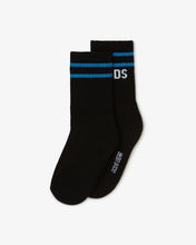 Load image into Gallery viewer, Junior Gcds Low Logo Band Socks | Unisex Accessories Black | GCDS®
