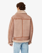 Load image into Gallery viewer, Shearling Jacket | Unisex Coats &amp; Jackets Beige | GCDS®
