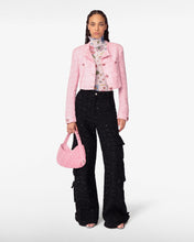 Load image into Gallery viewer, Ultracargo Tweed Trousers | Unisex Trousers Black | GCDS®
