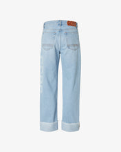 Load image into Gallery viewer, Gcds Relaxed Laser Denim Trousers | Men Trousers Light Blue | GCDS®
