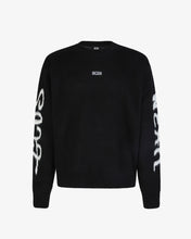 Load image into Gallery viewer, Gcds Graffiti Brushed Sweater | Men Knitwear Black | GCDS®
