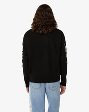 Load image into Gallery viewer, Gcds Graffiti Brushed Sweater | Men Knitwear Black | GCDS®

