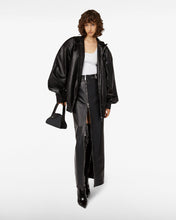 Load image into Gallery viewer, Leather Skirt | Unisex Mini &amp; Long Skirts Black | GCDS®
