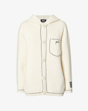 Load image into Gallery viewer, Hoodie Knit Jacket | Men Coats &amp; Jackets Off White | GCDS®
