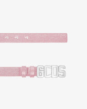 Load image into Gallery viewer, Glitter Logo Belt | Women Belts Pink | GCDS®

