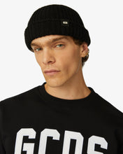 Load image into Gallery viewer, Giuly Beanie | Unisex Hats Black | GCDS®

