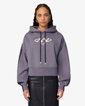 Load image into Gallery viewer, Vintage Gcds Crop Hoodie | Women Sweatshirts Multicolor | GCDS®
