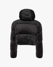 Load image into Gallery viewer, Gcds Velvet Bomber | Women Coats &amp; Jackets Black | GCDS®
