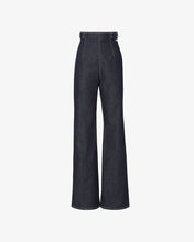 Load image into Gallery viewer, High Waist Denim Trousers | Women Trousers Blue | GCDS®
