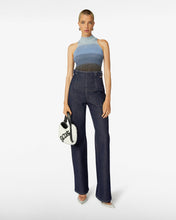 Load image into Gallery viewer, High Waist Denim Trousers | Women Trousers Blue | GCDS®

