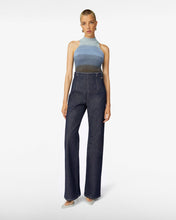 Load image into Gallery viewer, High Waist Denim Trousers | Women Trousers Blue | GCDS®

