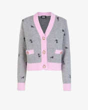 Load image into Gallery viewer, Gcds Kittho Cardigan | Women Knitwear Grey | GCDS®
