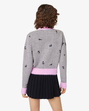 Load image into Gallery viewer, Gcds Kittho Cardigan | Women Knitwear Grey | GCDS®
