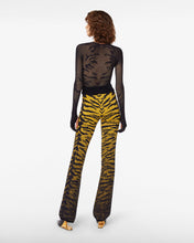 Load image into Gallery viewer, Zebra Lurex Knit Trousers | Women Trousers Multicolor | GCDS®
