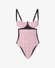 Load image into Gallery viewer, Tweed Body | Women Bodysuits Pink | GCDS®
