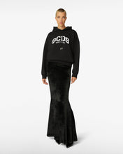 Load image into Gallery viewer, Velvet Long Skirt | Women Mini &amp; Long Skirts Black | GCDS®
