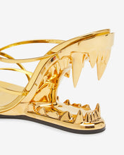 Load image into Gallery viewer, Morso Thong Sandals | Women Sandals Gold | GCDS®
