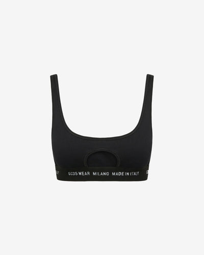 GCDS Wear oblò bra: Underwear Black | GCDS