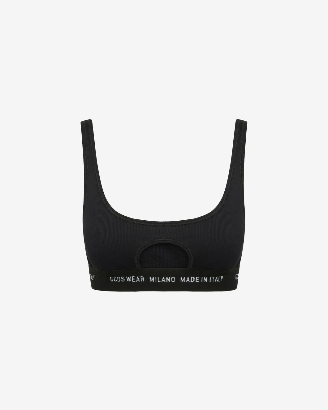 GCDS Wear oblò bra: Underwear Black | GCDS