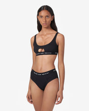 Load image into Gallery viewer, GCDS Wear oblò bra: Underwear Black | GCDS
