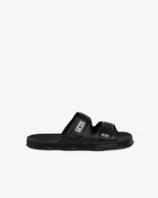 Load image into Gallery viewer, Rubber GCDS slides: Men Shoes Black | GCDS
