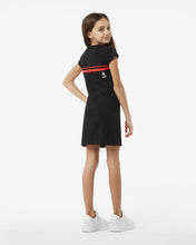 Load image into Gallery viewer, Junior Gcds Low Logo Band T-Shirt Dress: Girl Dresses Black | GCDS Spring/Summer 2023
