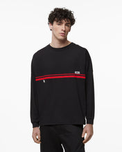 Load image into Gallery viewer, Gcds Low Logo Band Long Sleeves T-Shirt | Men T-shirts Black | GCDS Spring/Summer 2023
