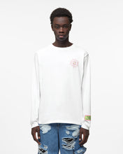 Load image into Gallery viewer, Surfing Wirdo Printed Long Sleeves T-Shirt | Men T-shirts White | GCDS Spring/Summer 2023
